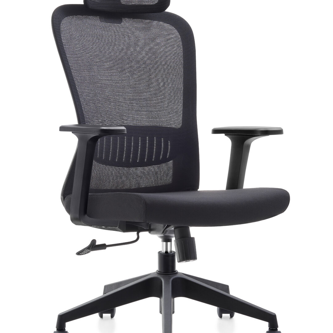 SILLA ANTARTIC BLACK CON CABECERA